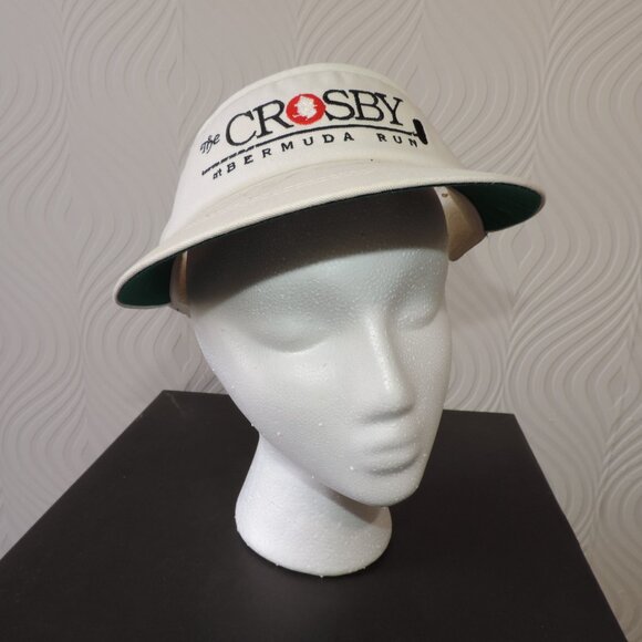 OLEG CASSINI Vintage Signed White Cloverdale Visor The CROSBY at Bermuda Run main image 9